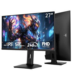 �Q�[�~���O���j�^�[ 27�C���` 240Hz FHD IPS �������� 1ms sRGB131% HDMI DisplayPort �`���g �s�{�b�g �������� VESA�Ή� �z���C�g