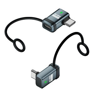 Type-C �A�_�v�^�[ 2�Z�b�g 80Gbps PD240W �}���[�d 8K60Hz L���^ �I�X ���X �ϊ��R�l�N�^ �X�g���b�v�t�� �����f�[�^�]�� �f���o�͑Ή�