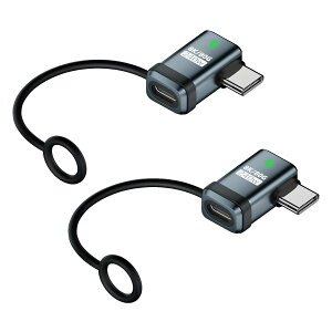 Type-C �ϊ��A�_�v�^�[ 2�Z�b�g L�� 80Gbps PD240W �}���[�d 8K60Hz �f���o�� �I�X ���X �X�g���b�v�t �����R�l�N�^