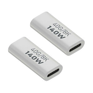 USB-C �A�_�v�^�[ �ϊ��R�l�N�^ 2�Z�b�g L�^ 90�x 40Gbps �����]�� 140W �}���[�d 8K 60Hz �f���o�� �f���h�~ �^�C�vC �X�}�z �m�[�gPC �Q�[���@�Ή�