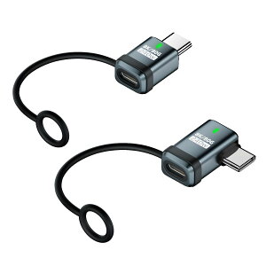 Type-C �A�_�v�^�[ 80Gbps 240W �}���[�d 8K60Hz L���^ �I�X ���X 2�Z�b�g �ϊ��R�l�N�^ �X�g���b�v�t�� �����f�[�^�]�� �f���o�͑Ή�