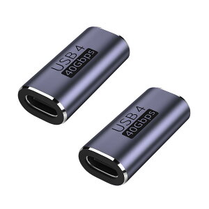USB-C�A�_�v�^�[ �ϊ��R�l�N�^ 2�Z�b�g L�^ 90�x 40Gbps�����]�� PD100W�}���[�d 8K 60Hz�f���o�� �f���h�~ �^�C�vC �X�}�z �m�[�gPC �Q�[���@�Ή�