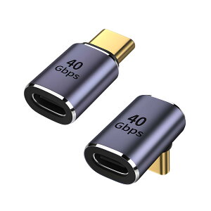 USB-C�A�_�v�^�[ �ϊ��R�l�N�^ 2�Z�b�g 40Gbps�����]�� PD100W�}���[�d 8K 60Hz�f���o�� L�^ �f���h�~ �^�C�vC �X�}�z �m�[�gPC �Q�[���@�Ή� A�^�C�v E�^�C�v