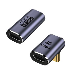 USB-C�A�_�v�^�[ �ϊ��R�l�N�^ 2�Z�b�g 40Gbps�����]�� PD100W�}���[�d 8K 60Hz�f���o�� 90�xL�^ �f���h�~ �^�C�vC �X�}�z �m�[�gPC �Q�[���@�Ή� �ϊ��A�_�v�^ 2�g