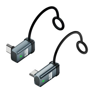 Type-C �A�_�v�^�[ 2�Z�b�g L�� �I�X-���X 80Gbps PD240W �}���[�d�Ή� 8K60Hz �����f�[�^�]�� �f���o�� �X�g���b�v�t �ϊ��R�l�N�^