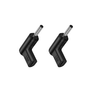 USB-C to DC �ϊ��A�_�v�^ DC�[�d�R�[�h L���^ PD�[�d 3A Type-C ���^ 90�x ���p
