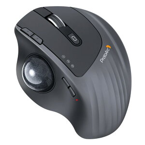 ProtoArc �g���b�N�{�[���}�E�X EM01 NL 2.4G��Bluetooth���Ή� 3��f�o�C�X�����ڑ����C�����X�}�E�X 5�i�K����DPI 7�{�^�� �g���b�N�{�[���}�E�X���� windows/mac/iPad�Ή� USB-C�[�d�� 900mAh��