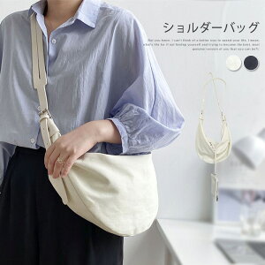 ショルダーバッグ レディース ハーフムーンバッグ メンズ ボディバッグ キャンバスバッグ ミニショルダーバッグ 男女兼用 斜め掛け 旅行バッグ 肩掛け 大容量 カジュアル おしゃれ 軽量 軽