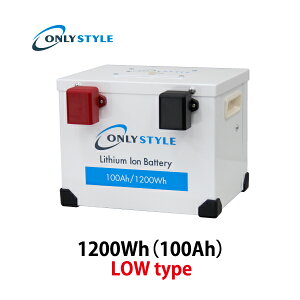 �I�����[�X�^�C�� �����_�S���`�E���C�I���o�b�e���[ LOW type 1200Wh/100Ah�y�o�b�e���[�Z�[�o�[�����z�i�^���FOS-GSP100AH12V_5P_LOW�j