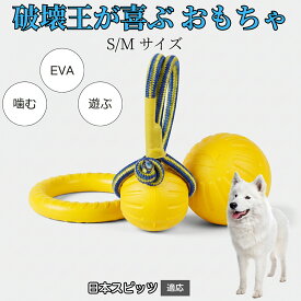 【最大40%OFFクーポン配布中】 犬用 おもちゃ EVA リング ドーナツ ボール 噛む 遊び用 ペット玩具 軽量 素材 水に浮く 運動 遊び ストレス 発散 小型犬 中型犬 大型犬 対応 日本スピッツ犬 スピッツ