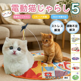 【最大40%OFFクーポン配布中】 電動猫じゃらし 自動キャットトイ USB充電式 3段階モード 羽根付き 猫用知育おもちゃ 室内用ひとり遊び 静音 ランダム回転 タイマー機能 多頭飼い 留守番サポート 運動不足ケア ストレス発散トイ ミヌエット猫種 ミヌエ