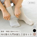 簡単・手軽に始められる! 冷えとり入門お試し2足セット カラープラス（22-24cm）5本指ソックス シルク 靴下 5本指 重ね履き 冷え取り 冷えとり ソックス 絹 冷え取り靴下 冷えとり靴下 5本指靴下 山忠 温むすび おんむすび 日本製