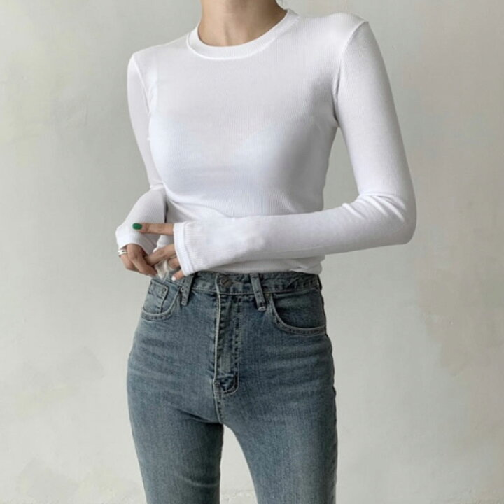 楽天市場】ロングtシャツ ロンt tops 韓国 レディース 裏起毛 tシャツ 