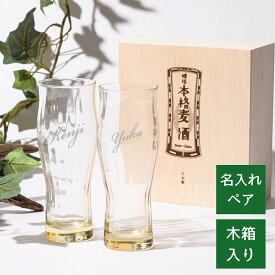 【ビール専用ペアグラス◆名入れあり】ビールグラス 名入れ ペアグラス ビアグラス おしゃれ ビアタンブラー おしゃれ ペアギフト 名前入り 結婚記念日 誕生日 プレゼント ギフト 記念品 結婚祝い 新婚 麦酒 両親 お酒 友達 男性 女性 新築祝い お父さん お母さん