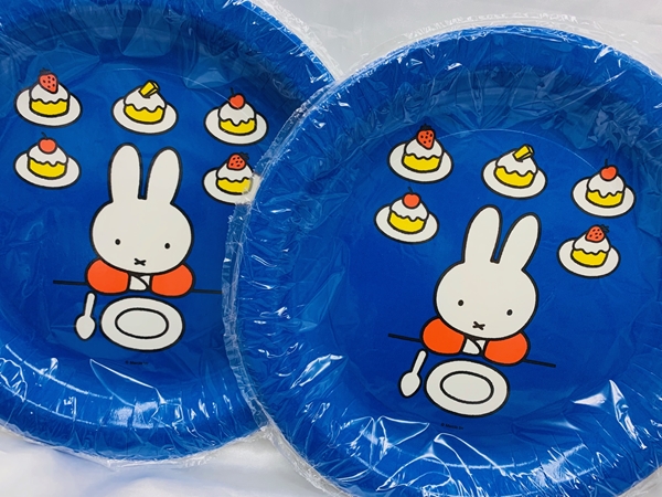 楽天市場】Miffy ミッフィー ペーパープレート Paper Plates 紙皿 3枚