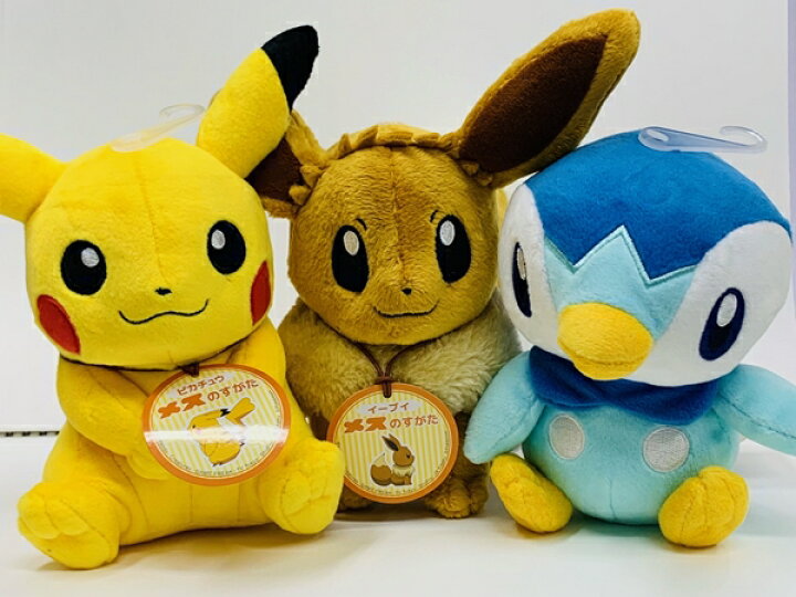 楽天市場 ポケットモンスター ポケモン ぬいぐるみs ピカチュウ イーブイ ポッチャマ メスのすがた Kaori Selection