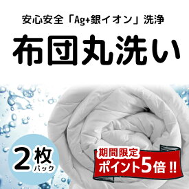今だけ、全品ポイント5倍//ふとん クリーニング 羽毛布団 宅配 スマクリふとん専科 2点【羽毛布団限定】布団 クリーニング【サービス特集認定商品】
