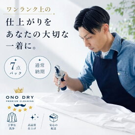 クリーニング 【期間限定 全品ポイント2倍】詰め放題 宅配 7点 高級仕上げ 宅配クリーニング 小野ドライ【サービス特集認定商品】