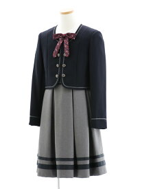 【レンタル】女児フォーマルスーツ　フェイクボタンアンサンブル 0133 150cm 160cm 【靴セット】 【おんなのこ 女子 結婚式 発表会 コンクール ピアノ 入学式 卒業式 小学校 卒服 制服】