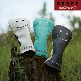 【オノフ】ゴルフ ドライバー用 ヘッドカバー OH1320 スマイル 合成皮革／ONOFF Head Cover