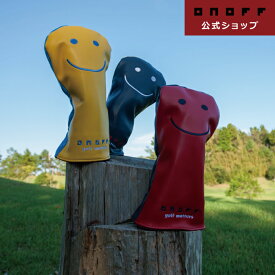 【オノフ】ゴルフ ドライバー用 ヘッドカバー OH1320 スマイル 合成皮革／ONOFF Head Cover