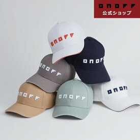 【オノフ】ゴルフ キャップ YOK0125 ロゴ入り 綿／ONOFF Cap