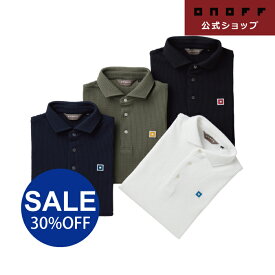 2026年春夏モデル【オノフ】ゴルフ メンズポロシャツ OCP301 ゴルフウェア 半袖 ワイドカラー／ONOFF Men's Polo Shirt