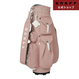 【オノフ】 ゴルフ レディス キャディバッグ OB0726 刻印無料 ナイロン 8.5型 軽量 ／ONOFF Caddie Bag