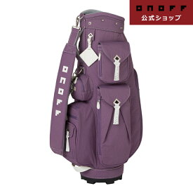【オノフ】 ゴルフ レディス キャディバッグ OB0726 刻印無料 ナイロン 8.5型 軽量 ／ONOFF Caddie Bag
