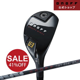 2024年モデル 【オノフ】 ゴルフ ユーティリティ KURO 標準シャフト CBT:624I ／ONOFF UTILITY WINGS KURO