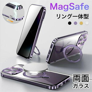 �S�ʕی�iphone�P�[�X131415���������O�t��iphone15promax�P�[�Xmagsafe�Ή��N���Aiphone14�P�[�X���ʃK���Xiphone13promax360�x�t���J�o�[
