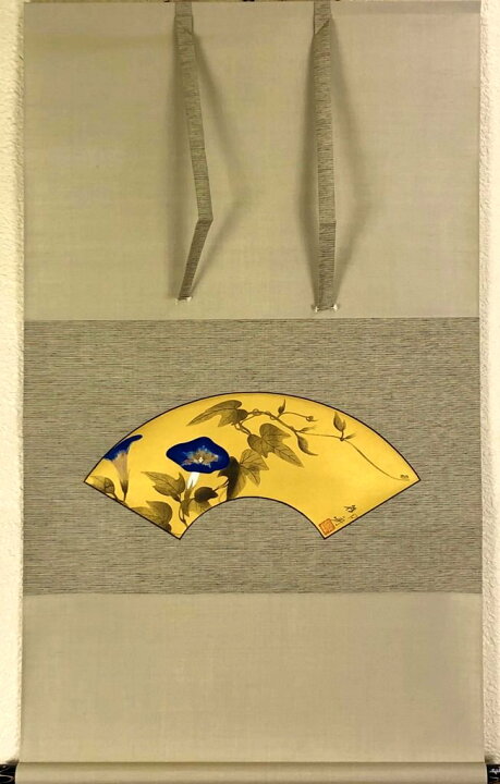 楽天市場】速水御舟 「牽牛花」 木版（掛軸） : 小野画廊