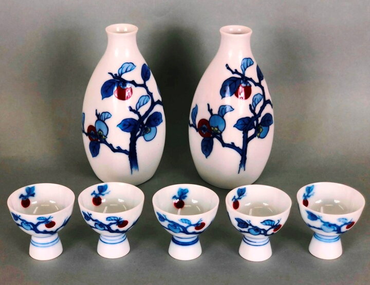 楽天市場】酒井田柿右衛門（十三代） 「染錦 柿文 酒器」 共箱 : 小野画廊 