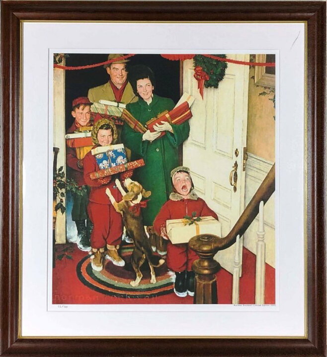 楽天市場】ノーマン・ロックウェル 「メリークリスマス グランマ 