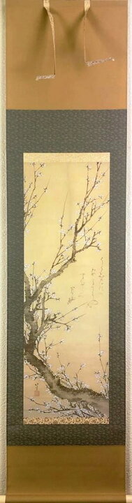 楽天市場】葛飾北斎 「白梅図」 工芸軸 : 小野画廊