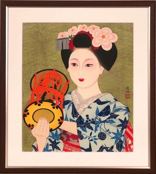 楽天市場】加藤晨明 「調べ」 木版 : 小野画廊