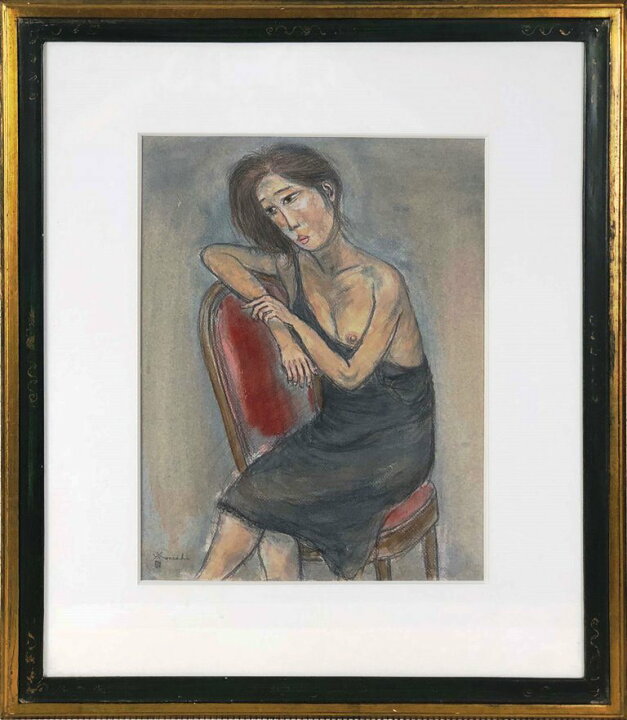楽天市場】小西保文 「女」 水彩 : 小野画廊