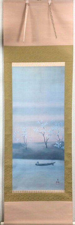 楽天市場】菱田春草 「春の朝」 工芸軸 : 小野画廊