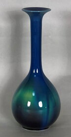 三代徳田八十吉　「花生」　共箱