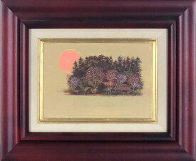 白取善助　「民家」　油彩SM