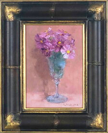 福田俊三　「コスモス」　油彩SM