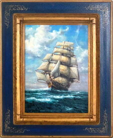 鈴木政輝　「帆船」　油彩4号