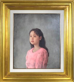 藤井 勉　「少女（亜希子）」　油彩10号