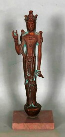 小坂圭二　「聖観音」　ブロンズ（共箱）