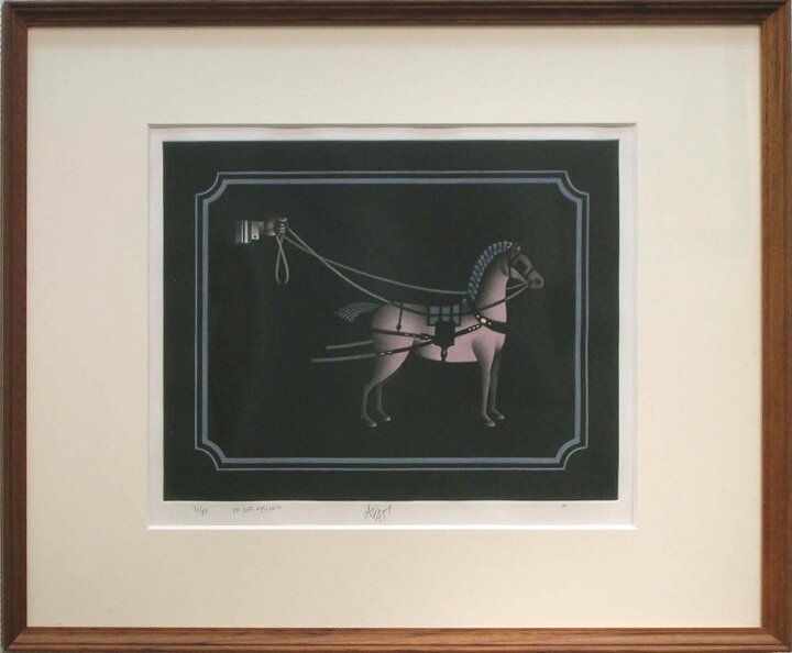 楽天市場】マリオ・アバチ 「素晴らしき馬車」 銅版画 : 小野画廊