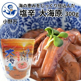 楽天ランキング受賞【公式】海の恵みをじっくり仕込んだ塩辛大海原300g【小野万】送料込（一部追加送料あり）工場直送 メーカー直送 肉厚 柔らかい 甘口 大容量 塩辛 いか塩辛 イカの塩辛 冷蔵 いか 珍味 気仙沼 しおから おおうなばら おのまん