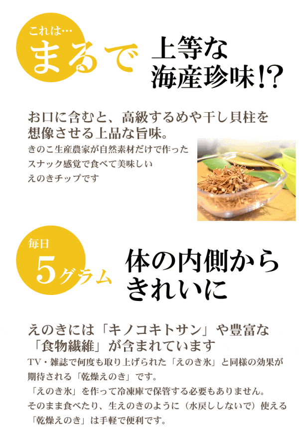 乾燥えのき40g×2袋メール便限定送料無料きのこえのき茸エノキ高知県産無添加532P19Mar16P19Mar16