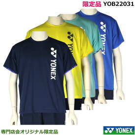 2022年度 専門店限定ヨネックス　UNI　Tシャツ　YOB22031　半袖Tシャツ、ユニサイズ（1商品のみネコポス発送可能）日本バドミントン専門店会オリジナル限定品