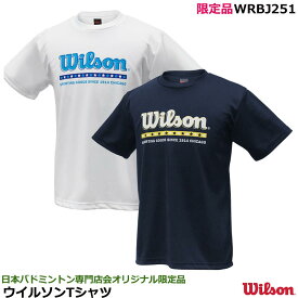 2023限定品　 ウィルソン　Tシャツ　WRBJ251　半袖Tシャツ　ユニサイズ　日本バドミントン専門店会オリジナル限定品（1商品のみネコポス発送可能）