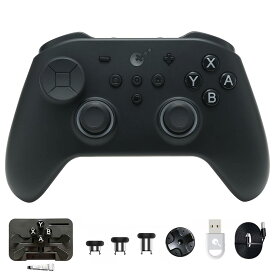 【夏の大感謝セールは特別価格！クーポン配布中】GuliKit TT Max コントローラー 超低遅延 TMR磁気スティック 720°テンション調整 Switch2 Switch PC Android iOS対応 TTMax ゲームパッド 【ブラック】送料無料